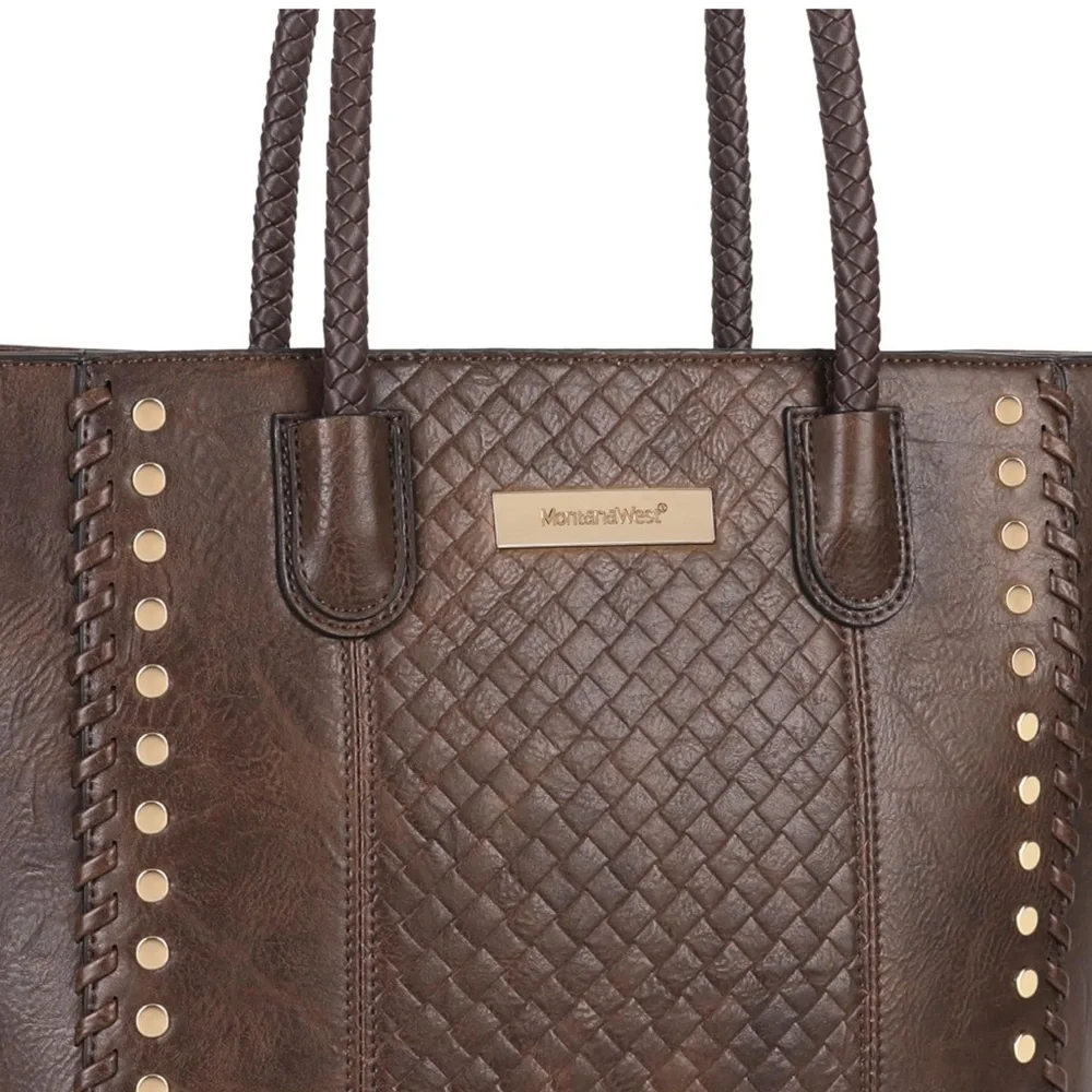 Montana West 3pcs Handbag Set Leopard Print Tote Bag for Women - Picture 3 of 6